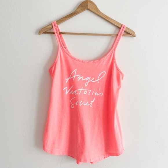 Victoria’s Secret “Angel” Coral Pink Spaghetti Strap Tank – Size XS - Picture 2 of 8